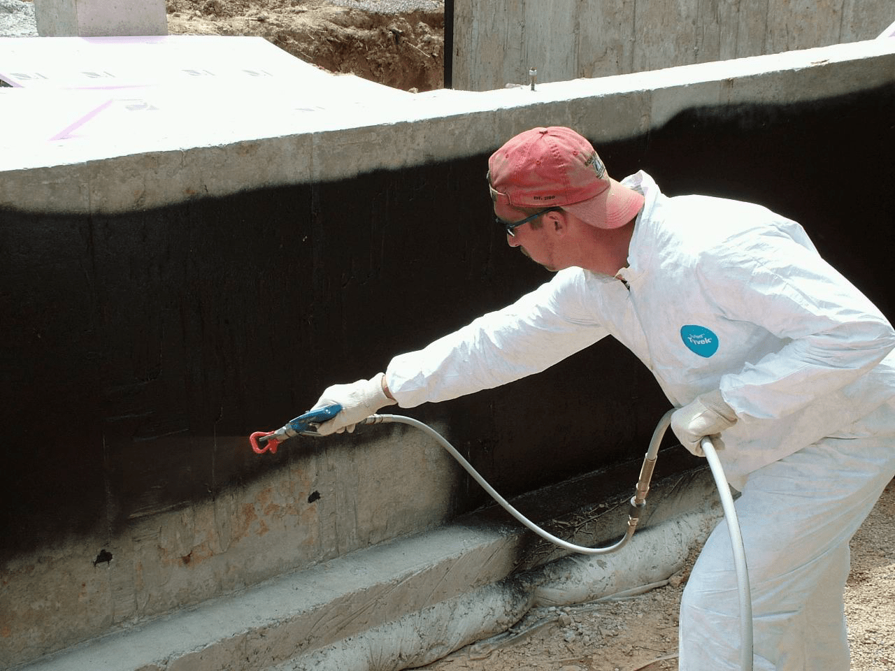 Spray-Applied Damp Proofing
