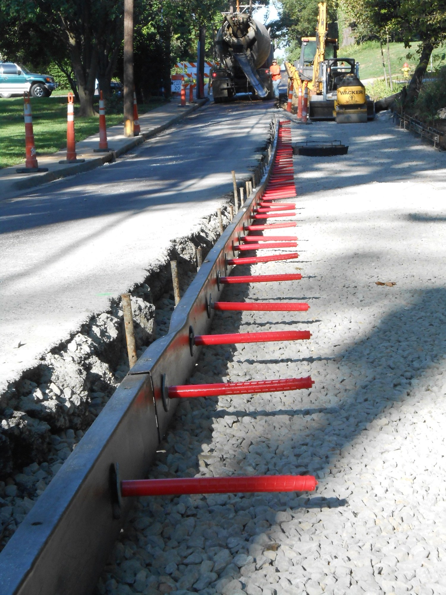 Form Liners Speed Dowel Pavement Replacement